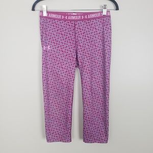 Under Armour Capri leggings geometric design J25